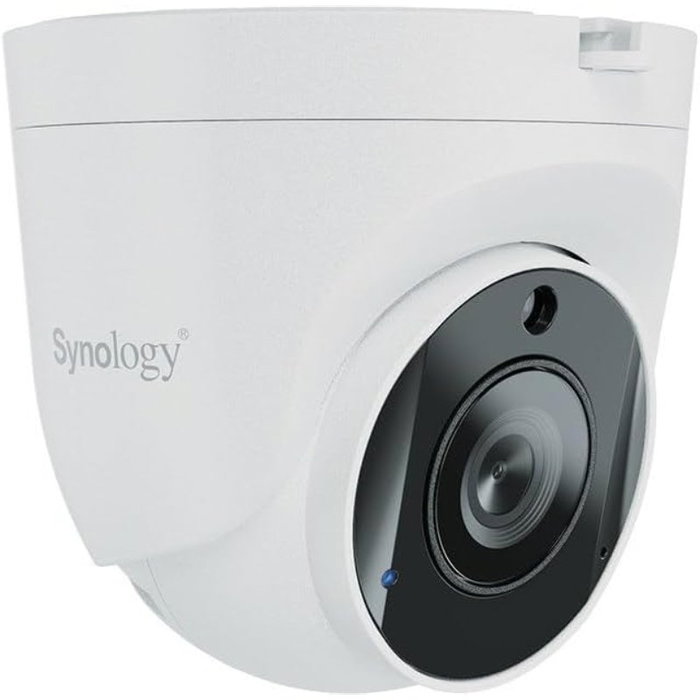 Synology TC500 Cámara de Videovigilancia 5MP con Visión Nocturna 30m, 110°, Inteligencia Artificial, Detección de Personas y Vehículos, PoE, IP66, Compatible con App